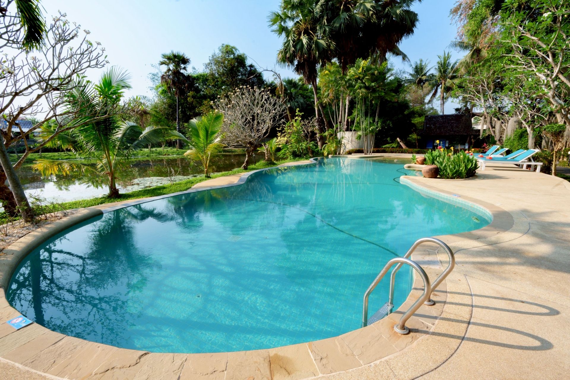 Swimming Pool seaside swimming pool