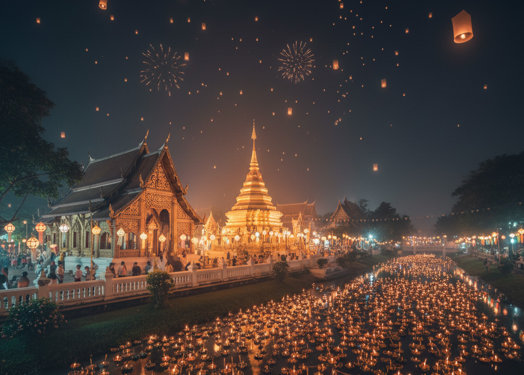 ลอยกระทงลำปาง